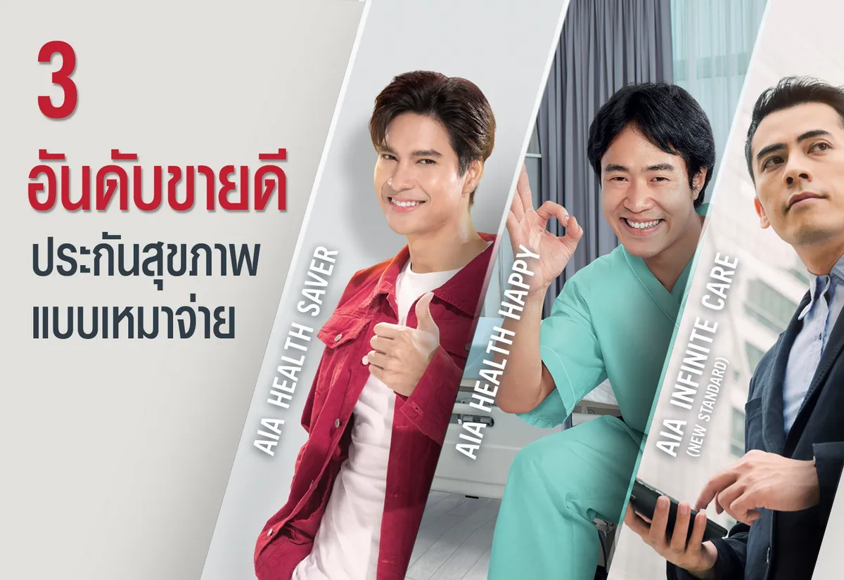 เปรียบเทียบประกันสุขภาพเหมาจ่าย AIA ขายดี 2025