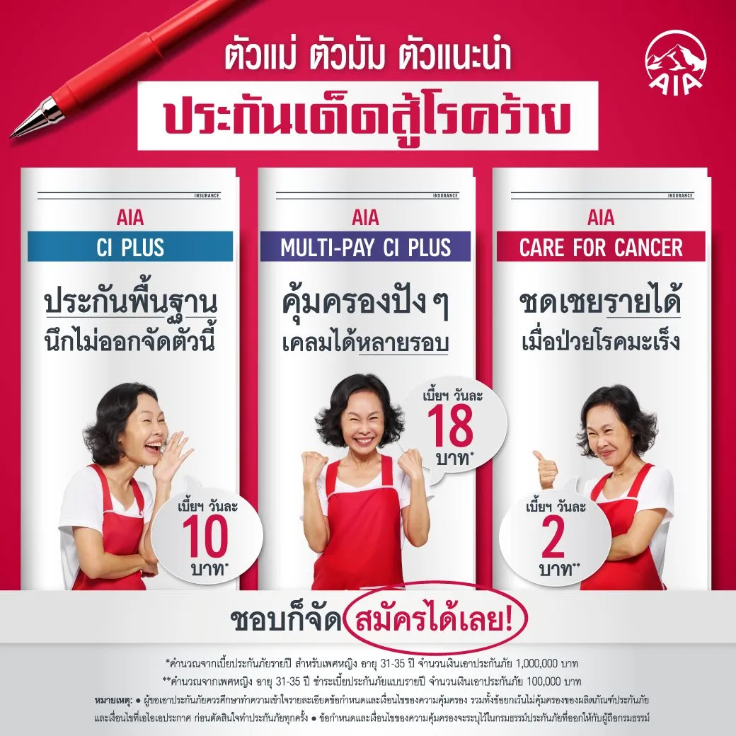 ประกันโรคร้ายแรงเจอจ่ายจบ ประกันโรคร้ายแรงเจอจ่ายจบ