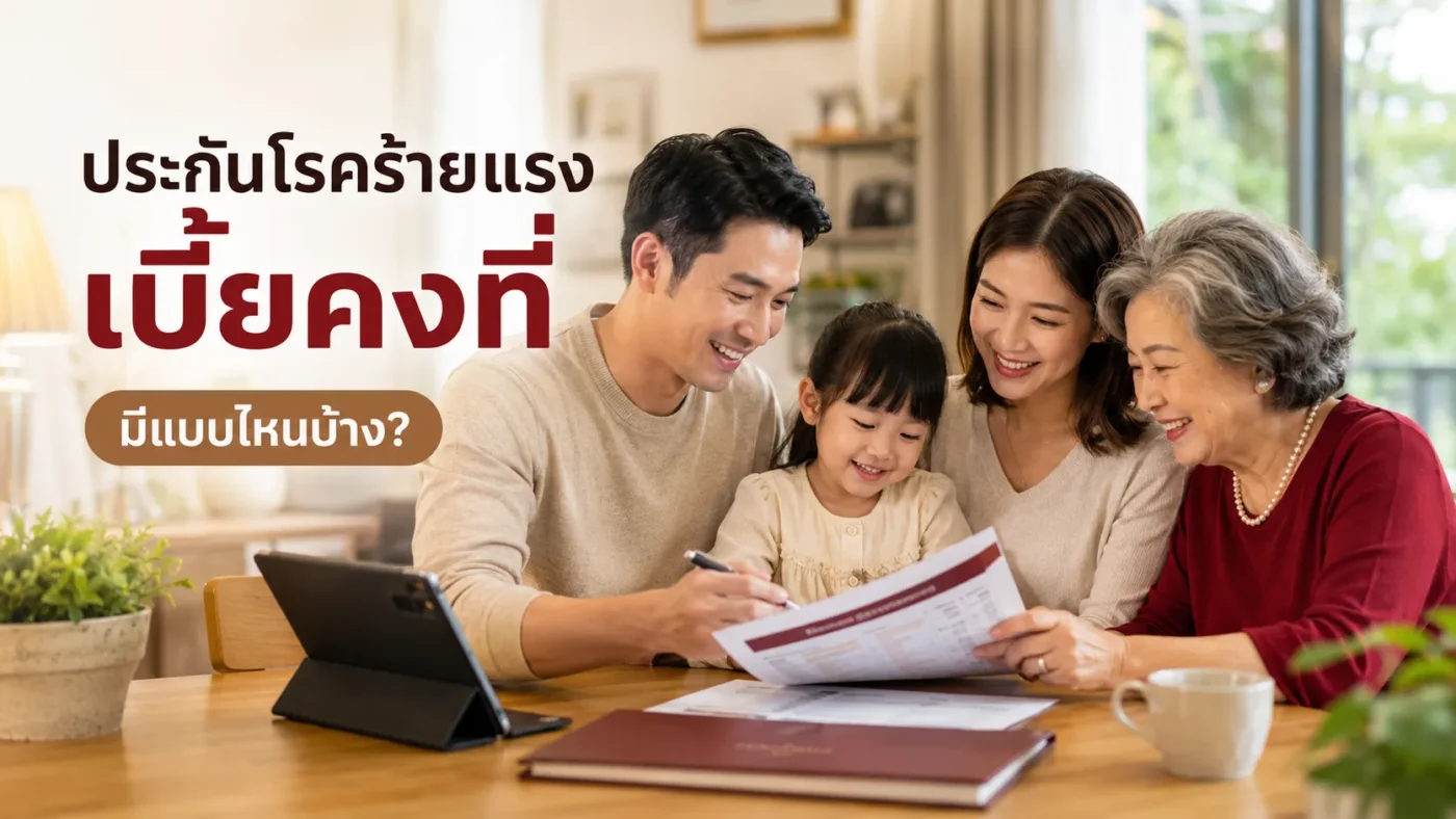 ประกันโรคร้ายแรงเบี้ยคงที่ AIA เบี้ยไม่ขึ้นตามอายุ